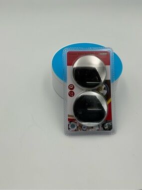 Blind Spot Mirrors for Men - Silver Convex Side Mirrors